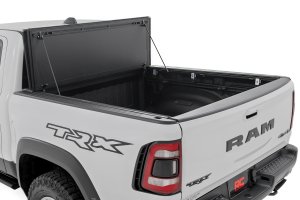 Ram 1500 Hard Tri-Fold Flip-Up Bed Cover - Rough Country - '19-'24